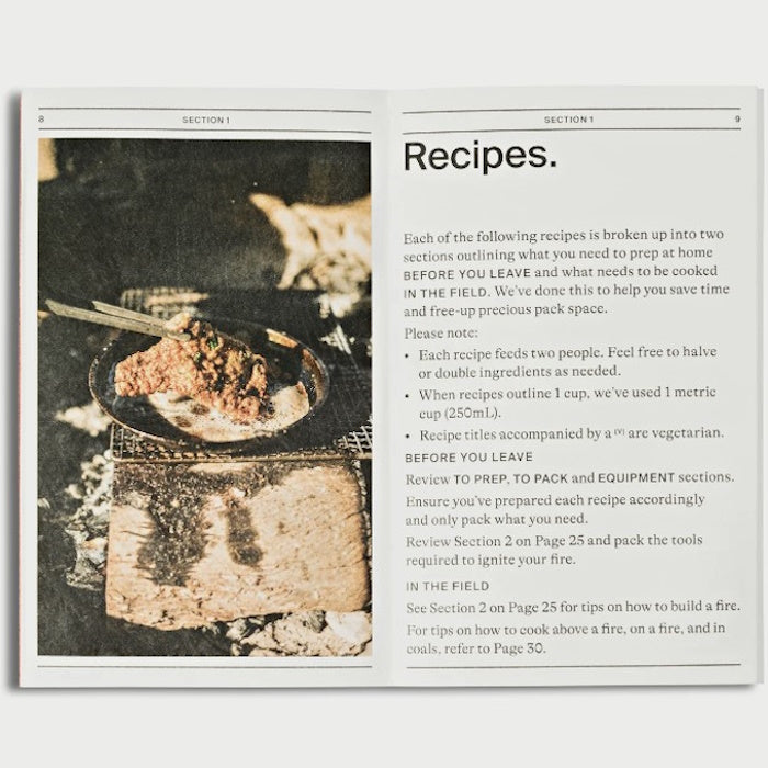 Recipes from Alton Goods Pocket Campfire Cooking Guide