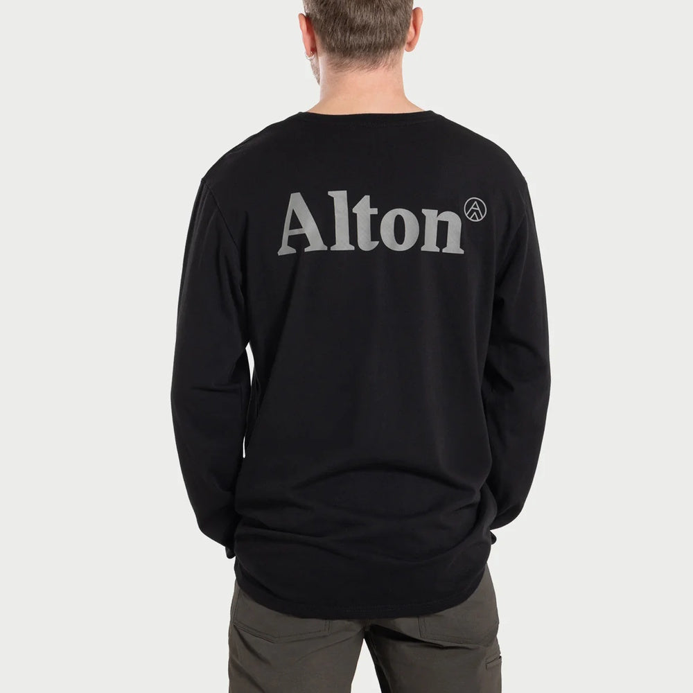 Alton Goods Mens Long Sleeve Logo Tee