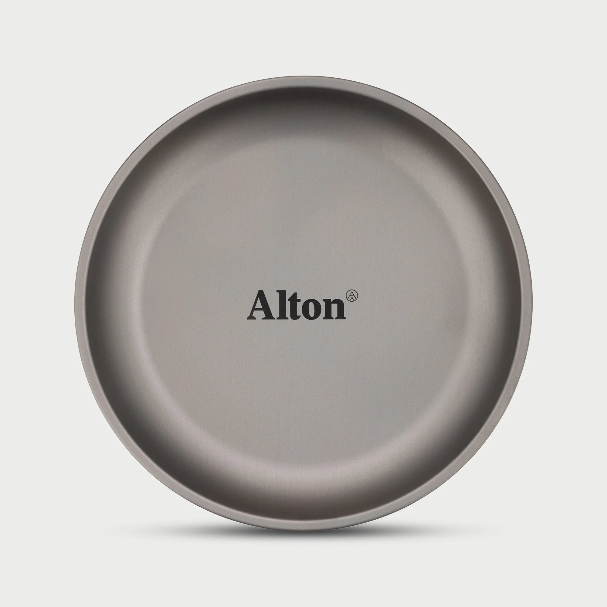 Top down view of Alton Goods Ultralight Titanium Plate