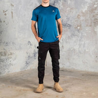 Anthem Mens Performance Short Sleeve Tee in Blue
