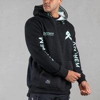 Side of Anthem Mens Workwear Division Hoodie in Black