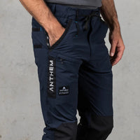 Close up of Anthem Mens Triumph Pants in Navy