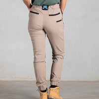 Back of Anthem Womens Triumph Pants in Khaki
