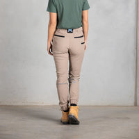 Back of Anthem Womens Triumph Pants in Khaki