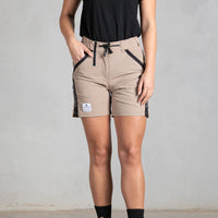Anthem Womens Triumph Shorts in Khaki