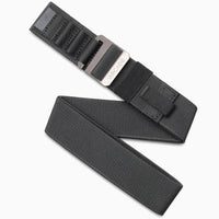 Black Arcade Hardware belt with a silver buckle