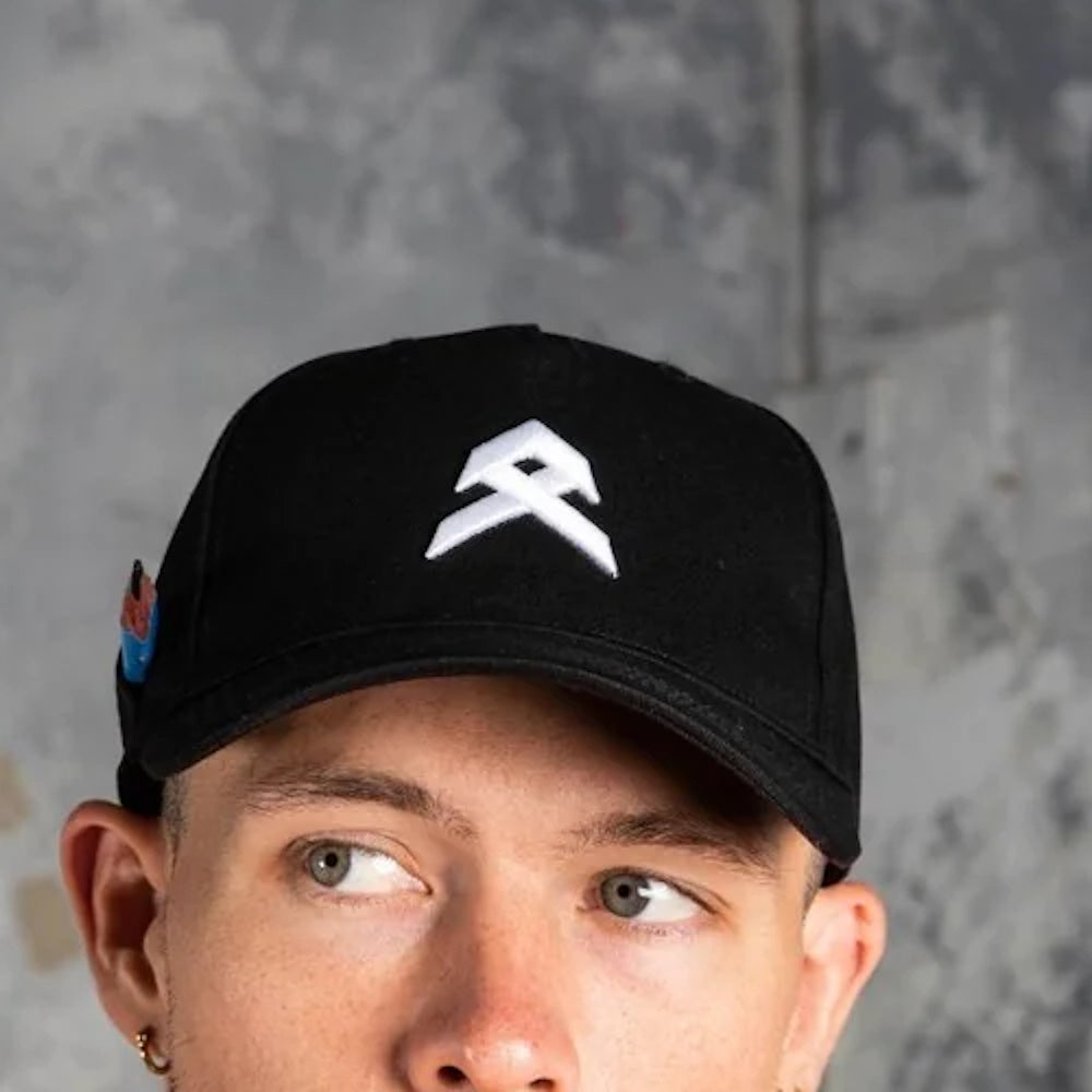 Front of Anthem Carpenter A Frame Baseball Hat in Black