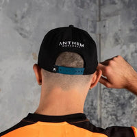 Back of Anthem Carpenter A Frame Baseball Hat in Black