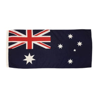 Australian flag on a white background