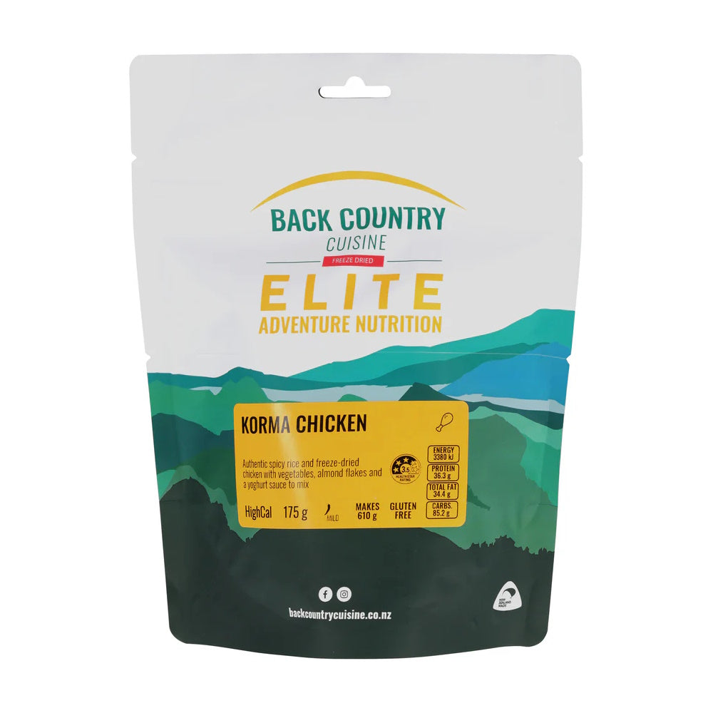 Back Country Elite Korma Chicken Packet