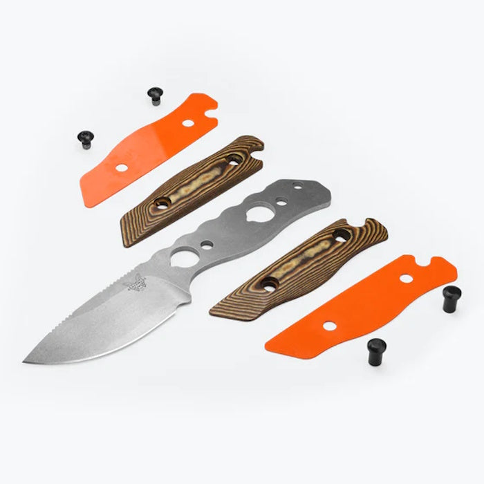 Benchmade Hidden Canyon Hunting Knife in pieces