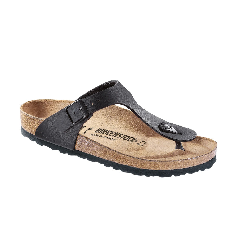 Birkenstock Womens Gizeh Birko-Flor Thong in Black