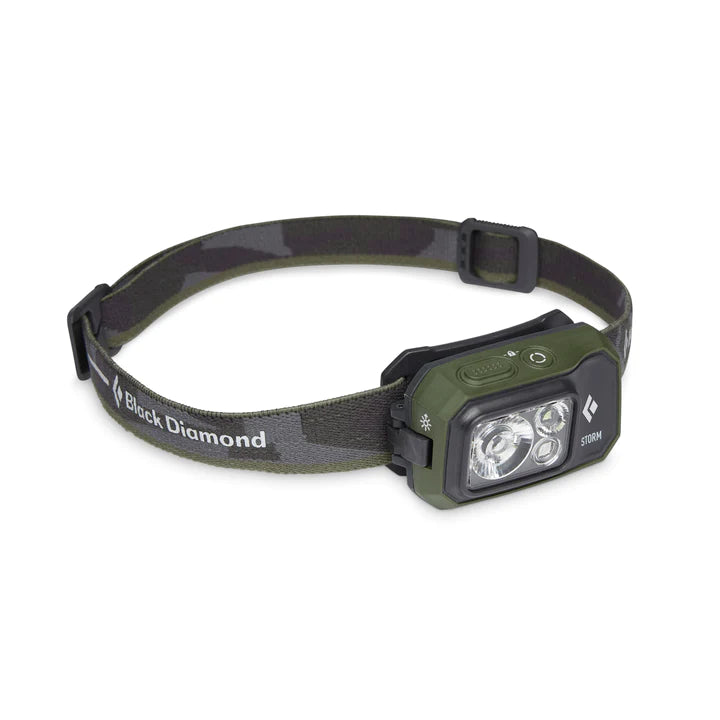 Black Diamond Storm 450 Lumen Headlamp in Dark Olive
