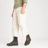 Person wearing brown Blundstone 1306 Chelsea boots