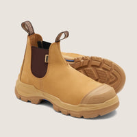 Blundstone 9000 RotoFlex Elastic Side Safety Boots (Wheat)