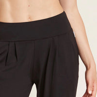Close up of Black Boody Downtime Lounge Pants