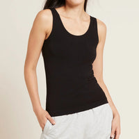 Front of Boody Womens Tank Top in Black