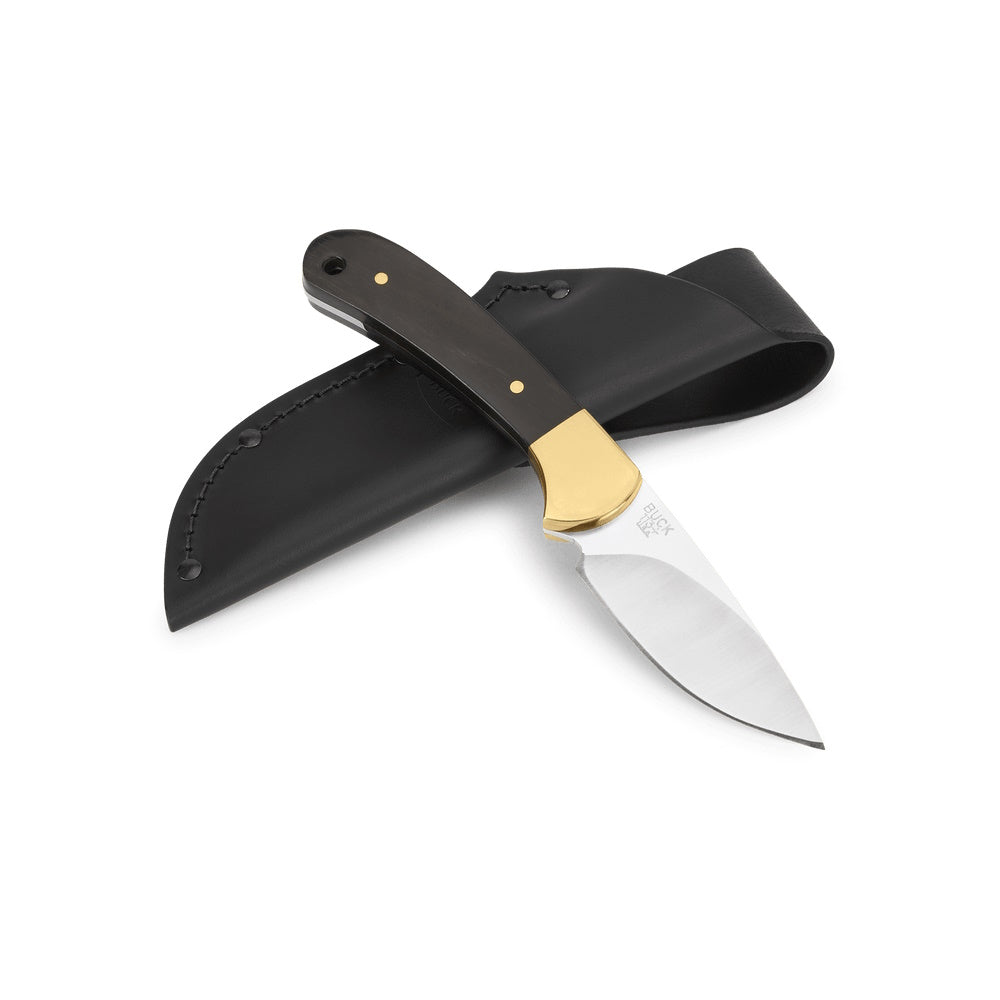 Buck 113 Ranger Skinner Fixed Blade Knife on sheath