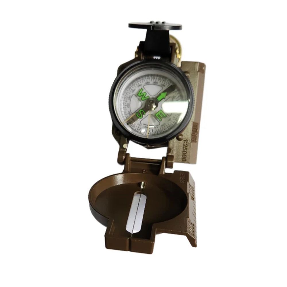 Bush Tracks Metal Army Style Compass
