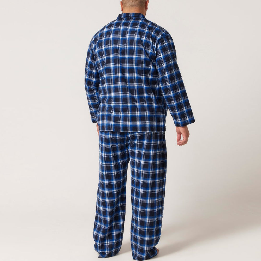 Contare Mens Printed Flannelette Long Pyjamas