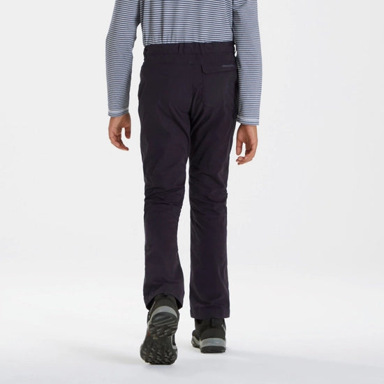 Back view of Craghoppers Kids Kiwi II Trousers in Dark Navy