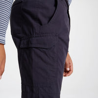 Side view of Craghoppers Kids Kiwi II Trousers in Dark Navy