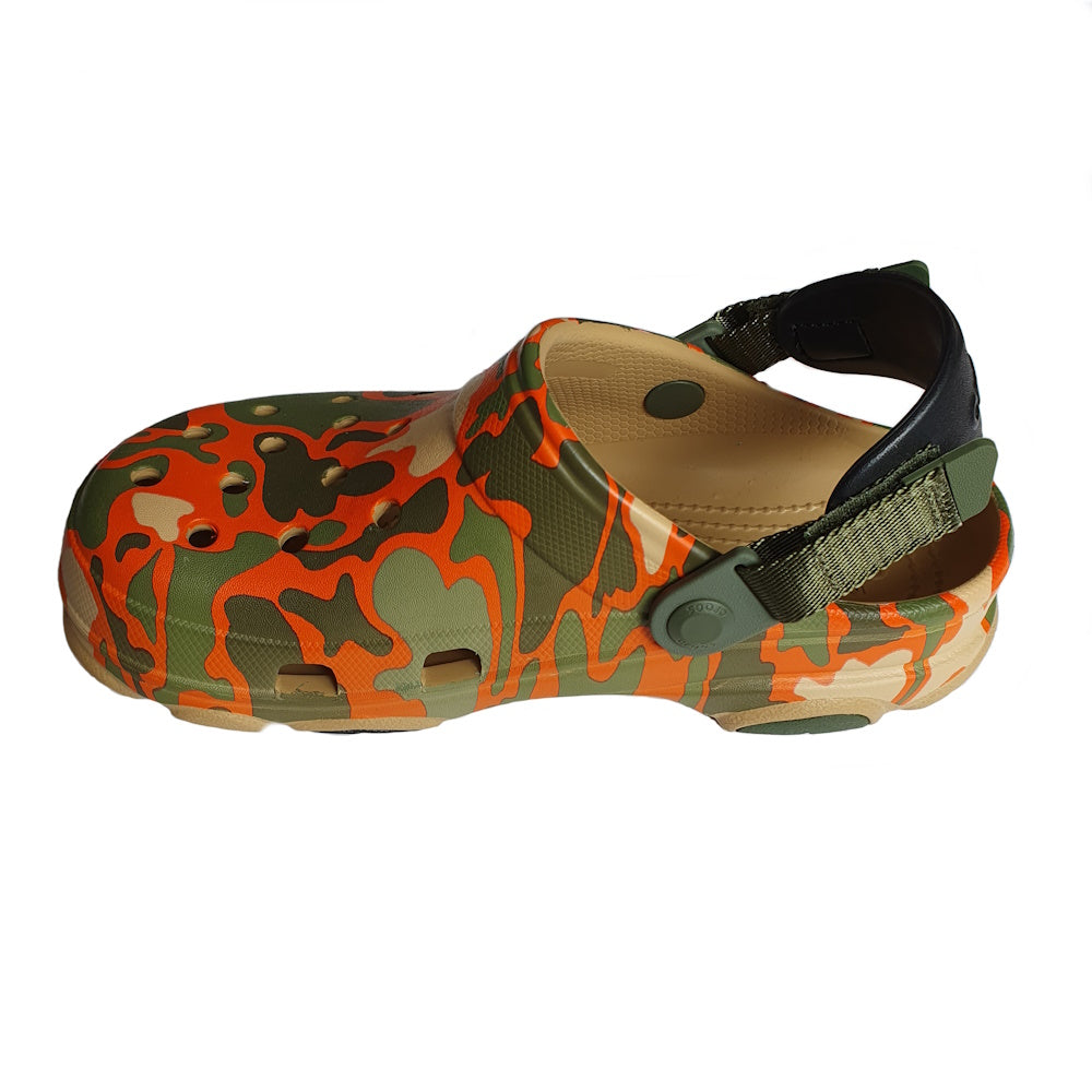 Camo crocs with adjustable strap hot sale