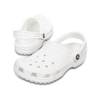 Pair of White Crocs Clogs