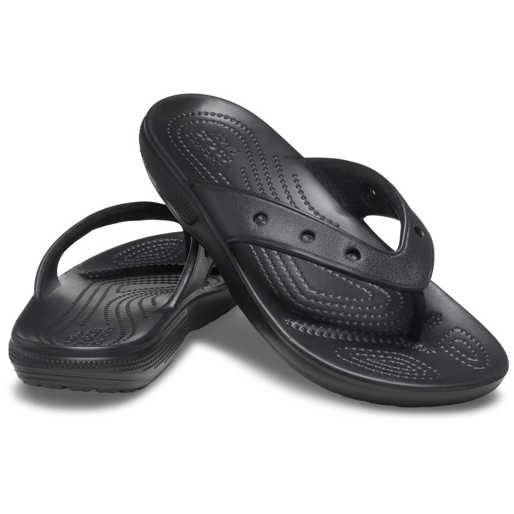 Pair of Crocs Classic Flips in Black