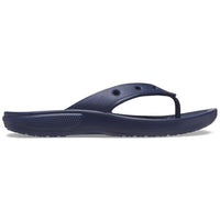 Side of Crocs Classic Flip in Navy