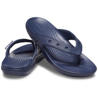 Pair of Crocs Classic Flips in Navy