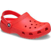 Red kids Crocs clogs