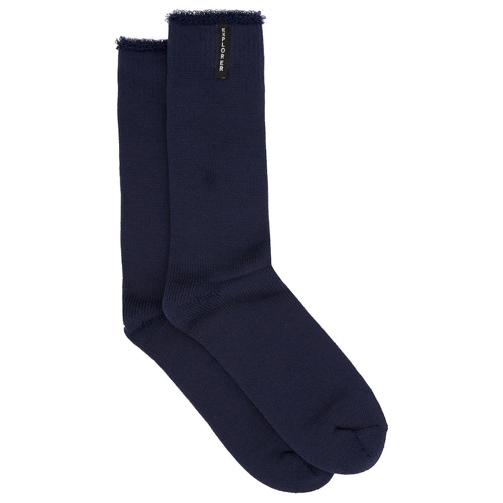 Bonds Explorer Original Wool Blend Crew Socks Navy Loose