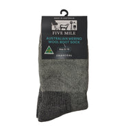 Five Mile Charcoal Boot Sock