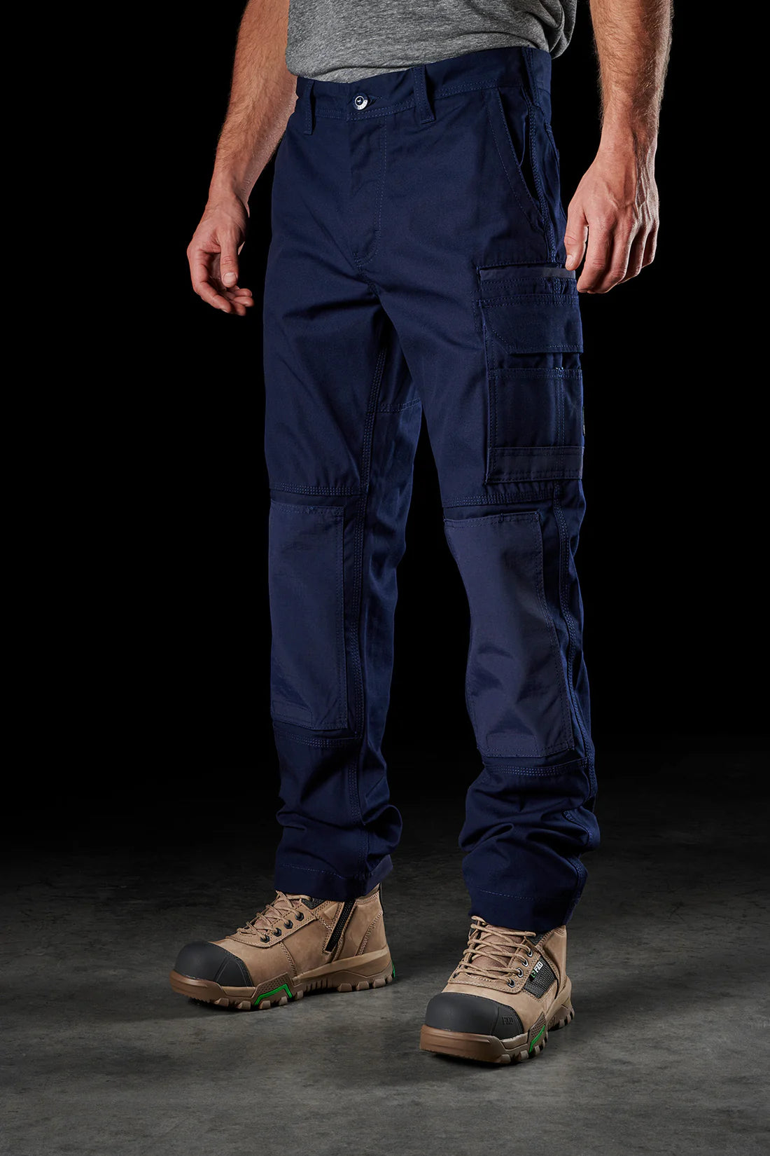 FXD WP-1 Men's Stretch Canvas Work Pants in Navy