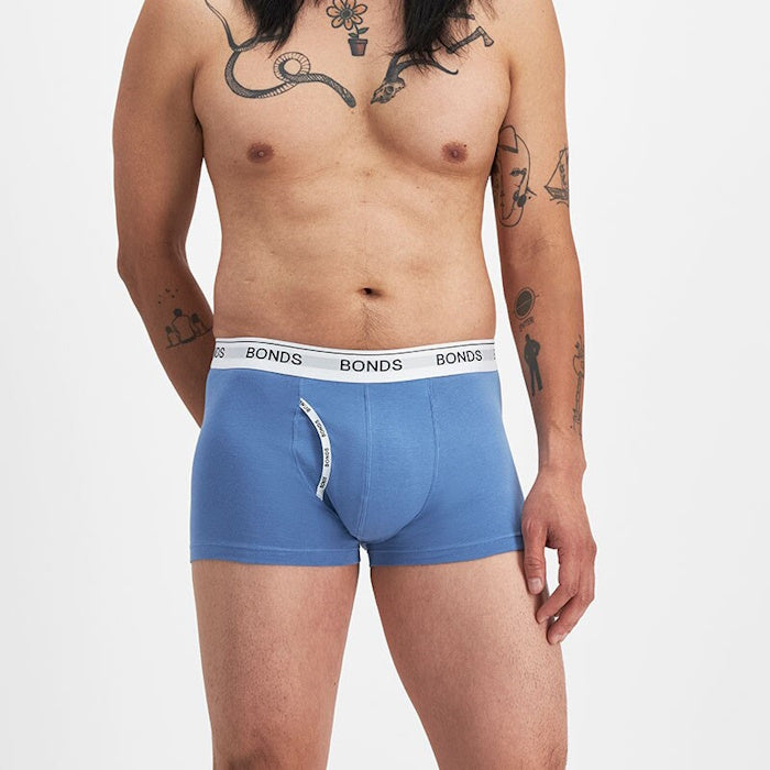 Bonds Mens MZVJ Guyfront Trunk in Sky