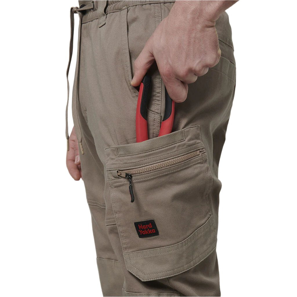Tool in pocket of Hard Yakka Toughmaxx Pants