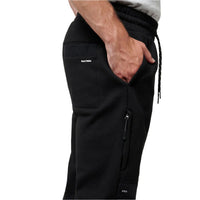 Side view of Hard Yakka Mens Xtreme Jogger Trackpants in Black