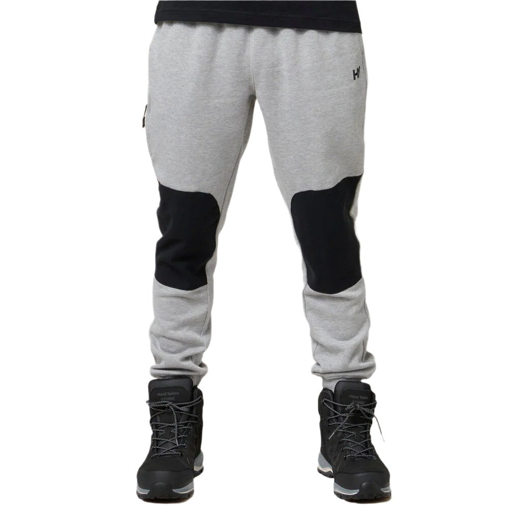 Front view of Hard Yakka Mens Xtreme Jogger Trackpants in Grey