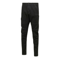 Front view of Hard Yakka Slim Fit Dyneema Tough Denim Jeans in Black