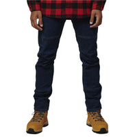 Front view of Hard Yakka Slim Fit Dyneema Tough Denim Jeans in Indigo