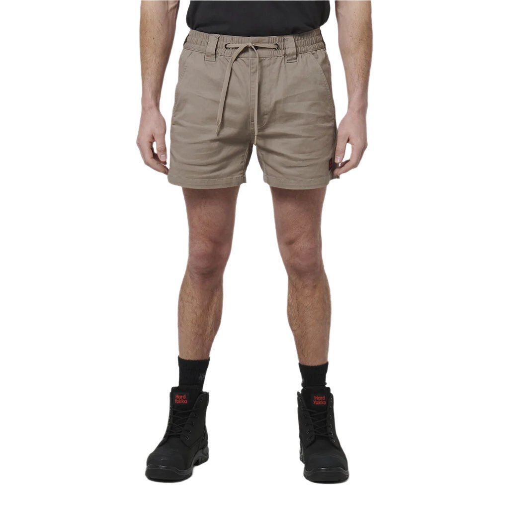 Front view of Hard Yakka Toughmaxx Short Shorts in Desert
