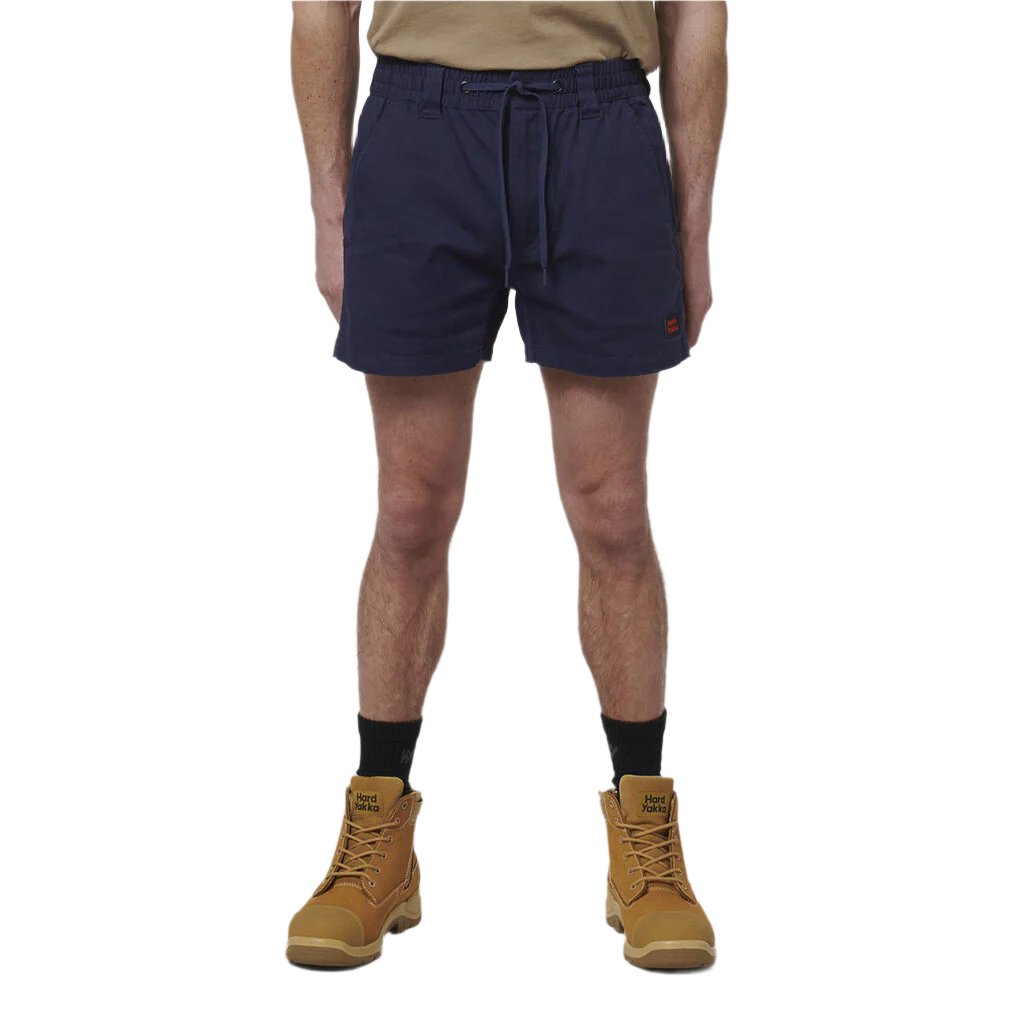 Front view of Hard Yakka Toughmaxx Short Shorts in Navy