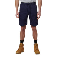 Front view of Hard Yakka Toughmaxx Mid Shorts in Navy