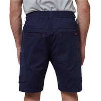 Back view of Hard Yakka Toughmaxx Mid Shorts in Navy
