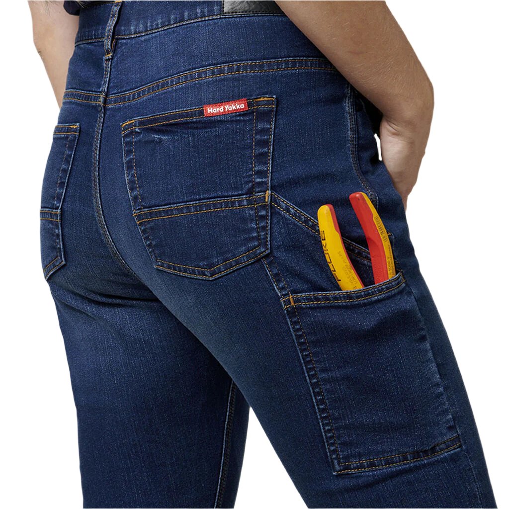 Close up of back on Hard Yakka Womens Jeggings