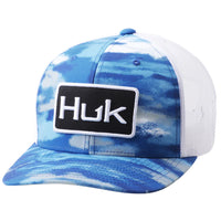 Front of Huk Edisto Trucker Cap Sargasso Sea