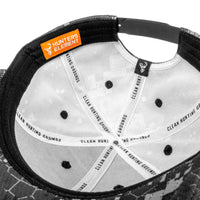 Inside of Desolve Blak Hunters Element Patch Cap