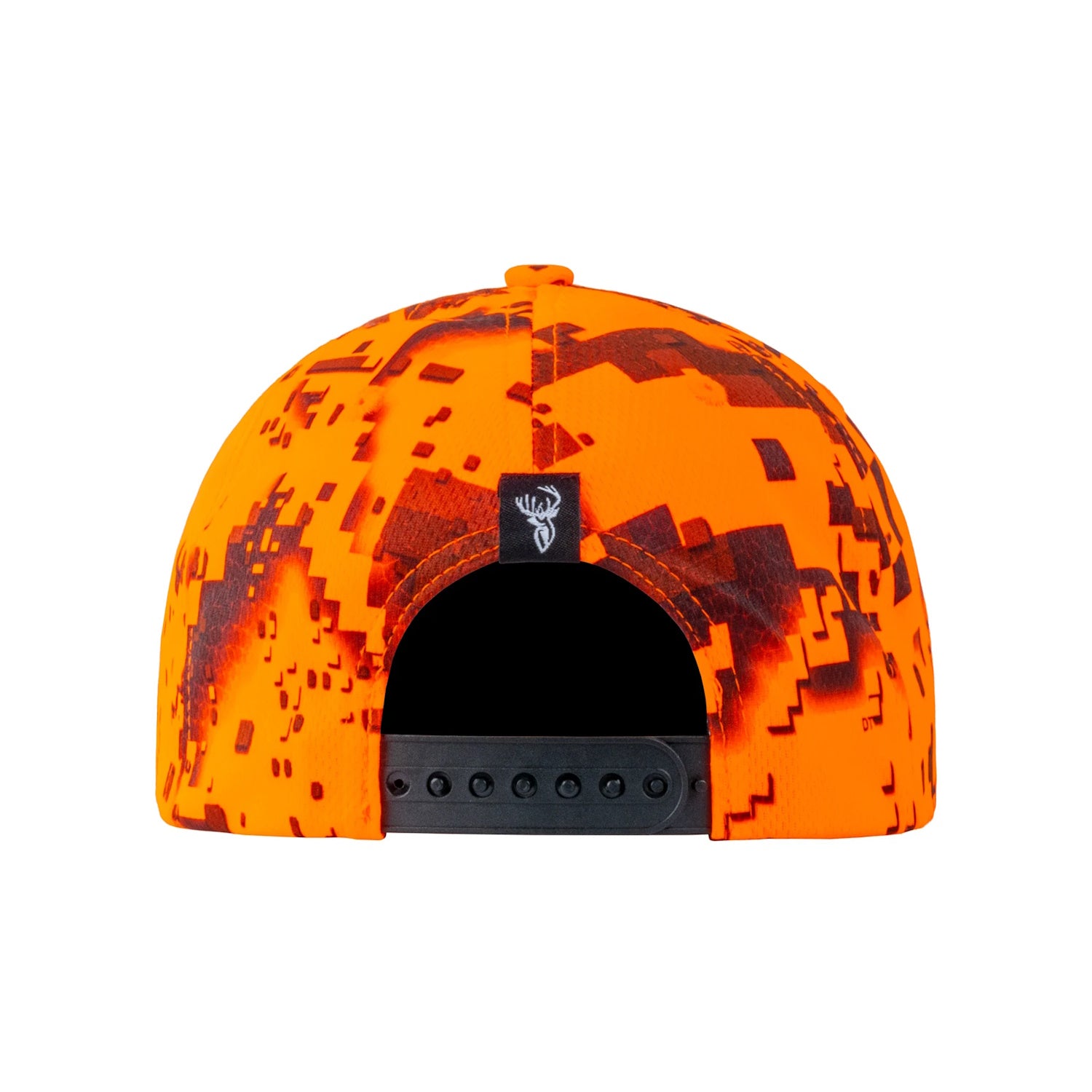 Back of Hunters Element Patch Cap in Desolve Fire