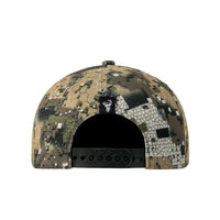 Back of Hunters Element Patch Cap in Desolve Veil